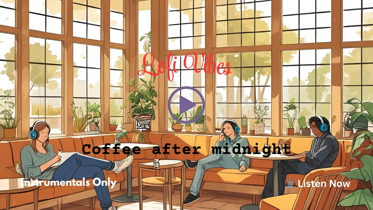 LoFi Café – Coffee After Midnight ☕🌙 | Night Café Vibes for Late Work