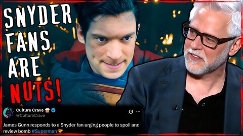 James Gunn ATTACKED By Snyder Fans Sabotaging Superman Release!