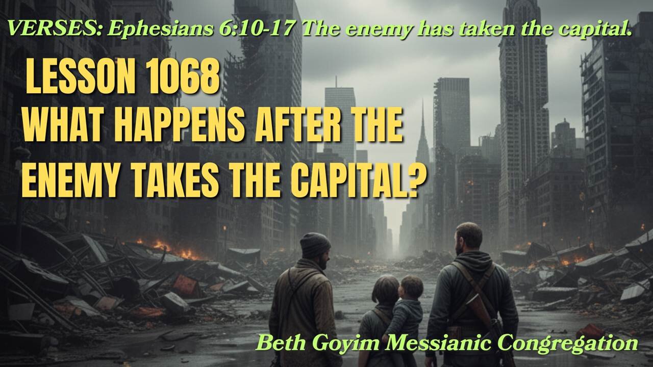 BGMCTV MESSIANIC LESSON 1068 WHAT HAPPENS AFTER THE ENEMY TAKES THE CAPITAL