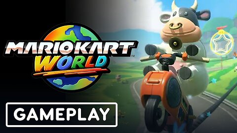Mario Kart World Knockout Tour - Ice Rally Switch 2 Gameplay (All Cows) _ N