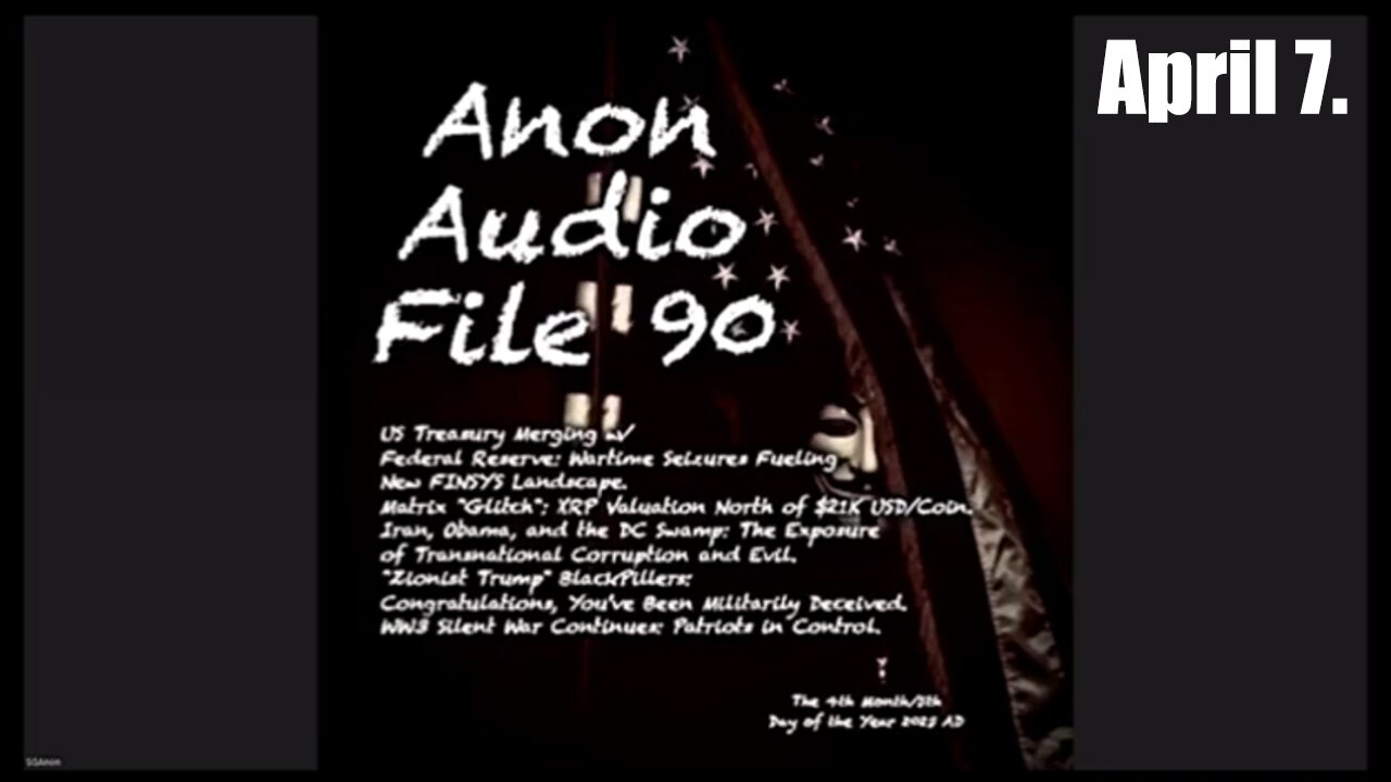 SG Anon Update File 90 (April 7) - The Military And Trump Got Them All, Silent World War