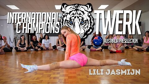 HOT GIRLS AUSTRALIAN TWERK CHAMPIONS | LILI JASMIJN TWERK IN HEELS CLASS