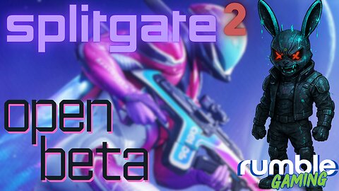Splitgate 2 - Open Beta - First Play! Lets Try to Merc Some Folks and Slide on through Some Portals!