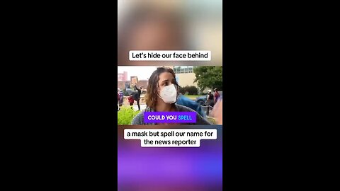 This is the intelligence of a protester