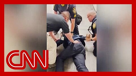 US senator forcefully removed_ handcuffed at DHS event