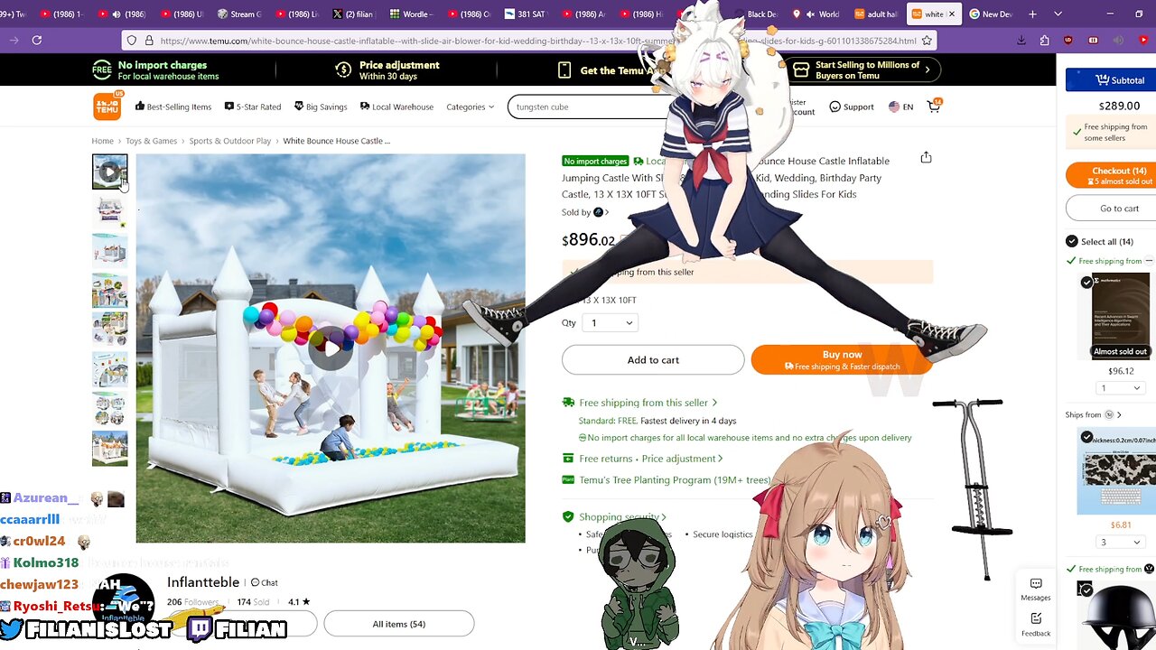 Filian's Temu Shopping Spree With Vedal and Neuro (5/25/2025)