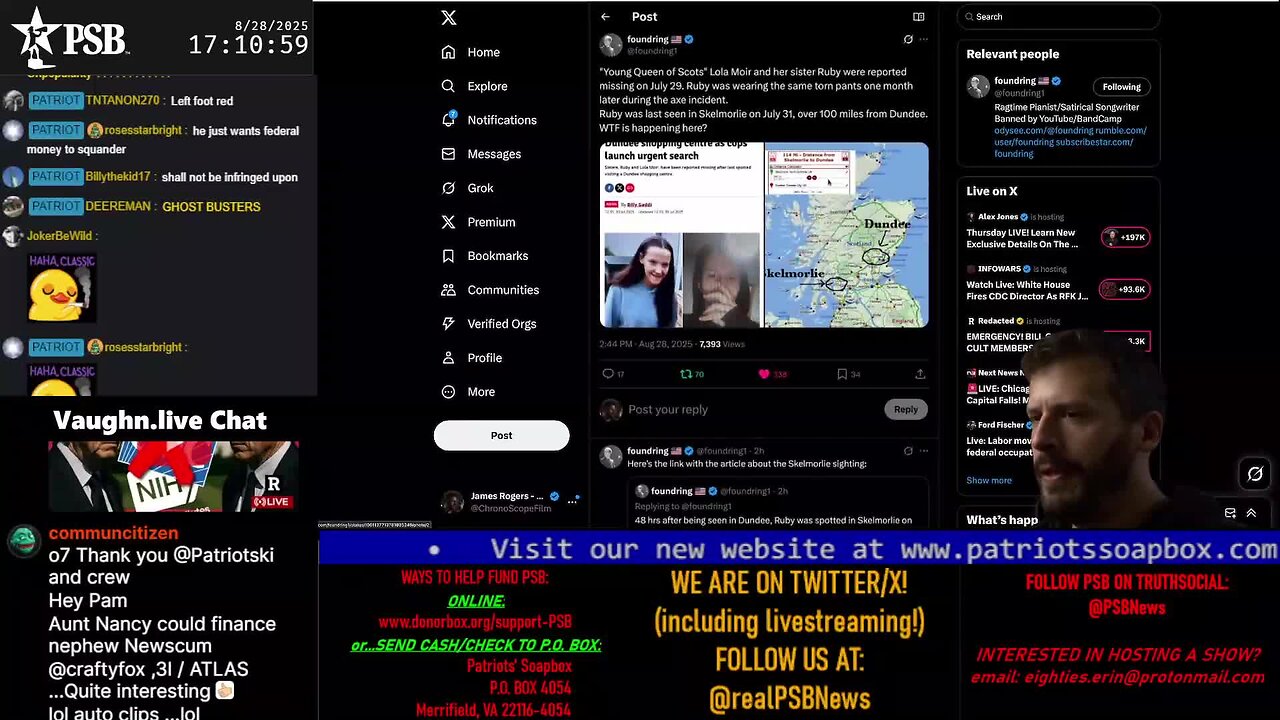 2025-08-28 17:06 EDT - Freedom Rings: with Pamphlet Anon