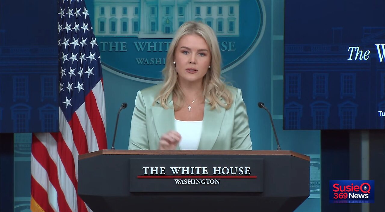 Press Secretary Karoline Leavitt Briefs Members of the Media