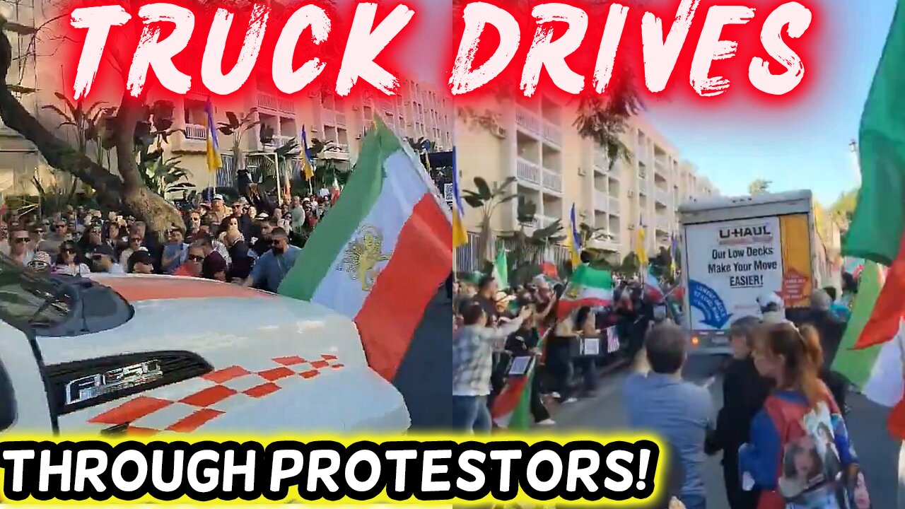 BREAKING LIVE: Truck Plows Into Crowd of Protestors in West Los Angeles