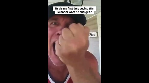 Man eating a wasp nest..wtf 😳😳
