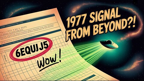 The Wow! Signal: Did We Hear Aliens in 1977?