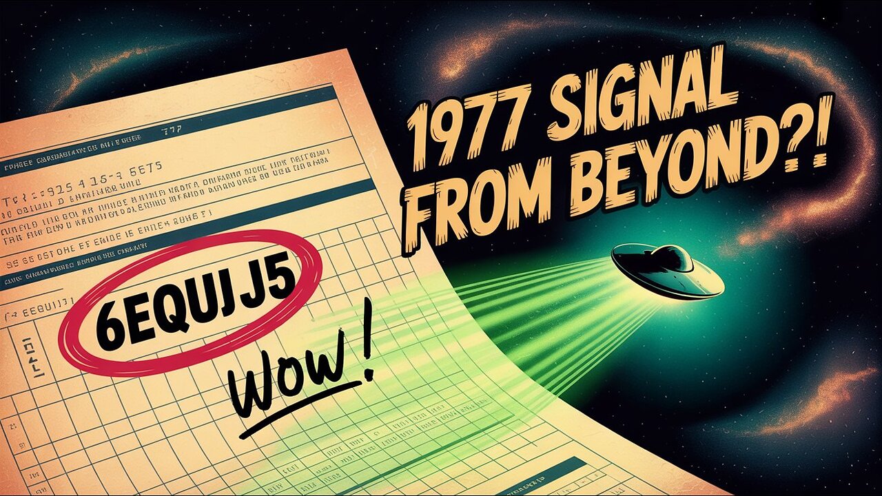The Wow! Signal: Did We Hear Aliens in 1977?
