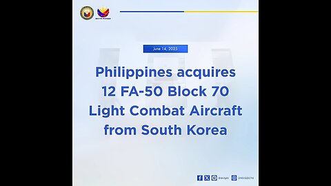 KAI replaces “Blk 20” w/ “Blk 70” Designation for the FA-50 Aircraft it sold to the Philippines