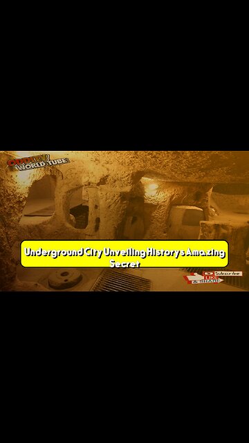 Underground City: Unveiling History's Amazing Secret #UndergroundCities #AncientHistory...