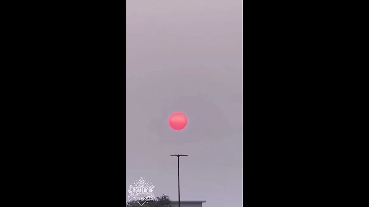 Mysterious red orb in the sky sparks confusion and speculation, with residents sharing videos