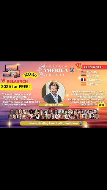 KARMA & Toxic metal, Negative Energy & BE FREE! Clayton Thomas & HealingAmericaSummit 2025