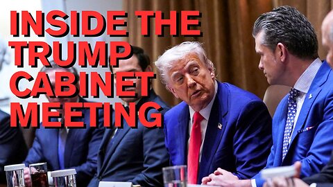 Inside Trump's Cabinet Meeting: SHOCKING Plans for the Economy, Tariffs & Income Tax