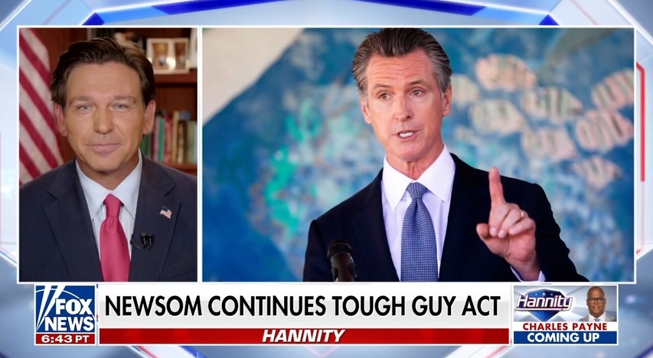 Gov DeSantis: Newsom Is #1 ... In Public Defecation