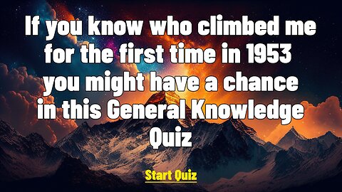 General Knowledge Quiz