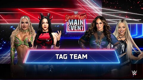 WWE 2k25 Tiffany Sttratton & Stephanie Vaquer vs Nia Jax & Liv Morgan