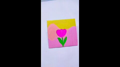Beautiful flower poster painting ideas 🌷🌷