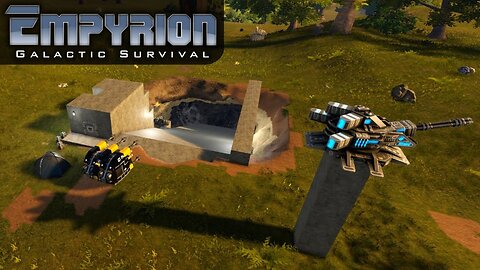 "LIVE" Building a Solar Land Base Farm "Empyrion" It is Done & We get to spawn it in.