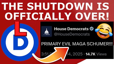 Dems MELT DOWN as the Government Shutdown ENDS!