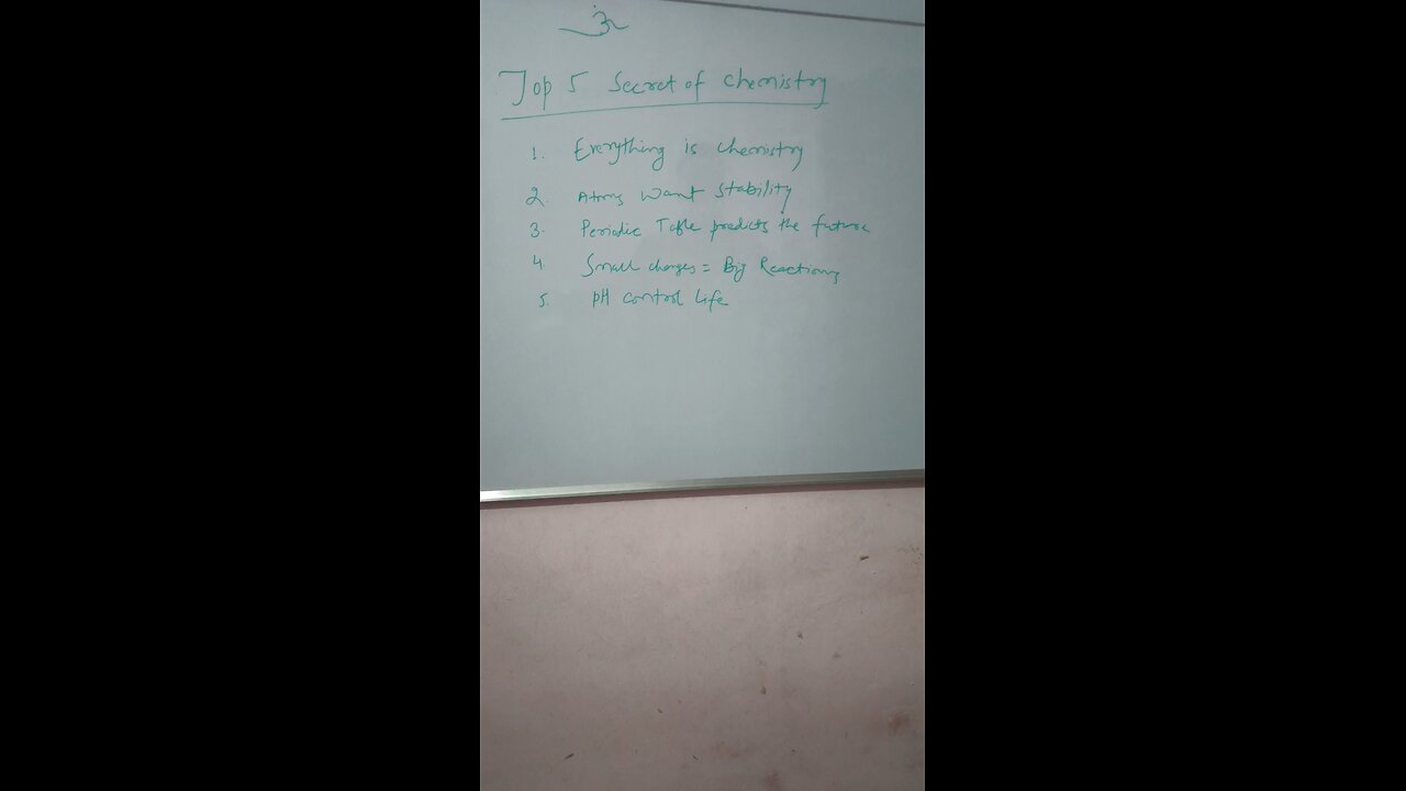 Top 5 secret of Chemistry