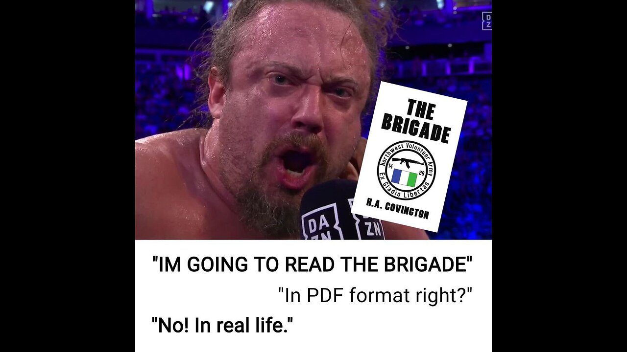 Mustachler Reads "The Brigade"