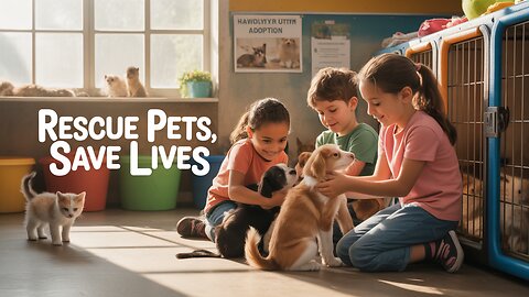 Heartwarming Shelter Story | Kids and Rescued Animals Healing Together