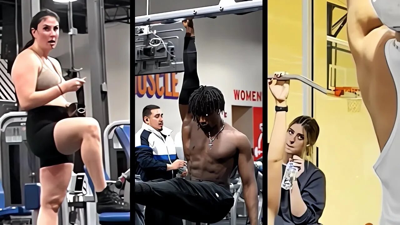 đŸ”¥Scaring People in The Gym With Calisthenics #84