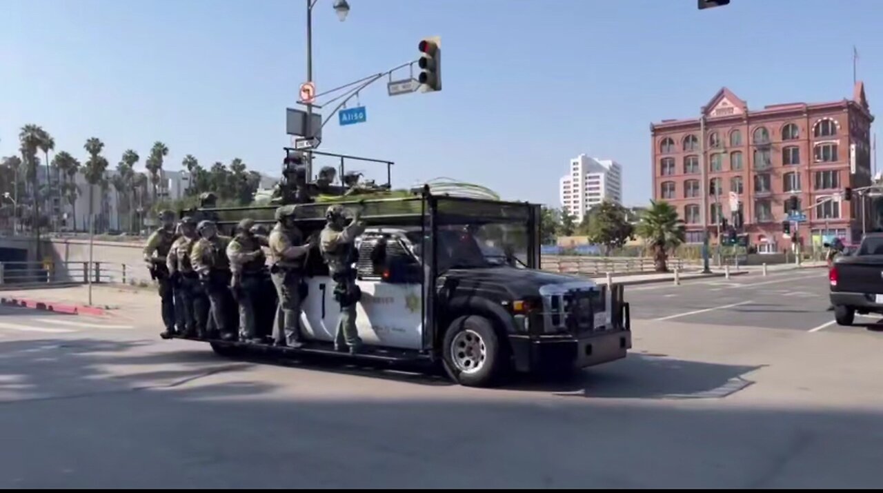 LASD finally shows up to help the LAPD