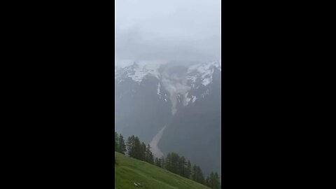 Catastrophe Strikes 90% Of Swiss Village Lies Buried After A Large Piece Of Birch Glacier Broke Off