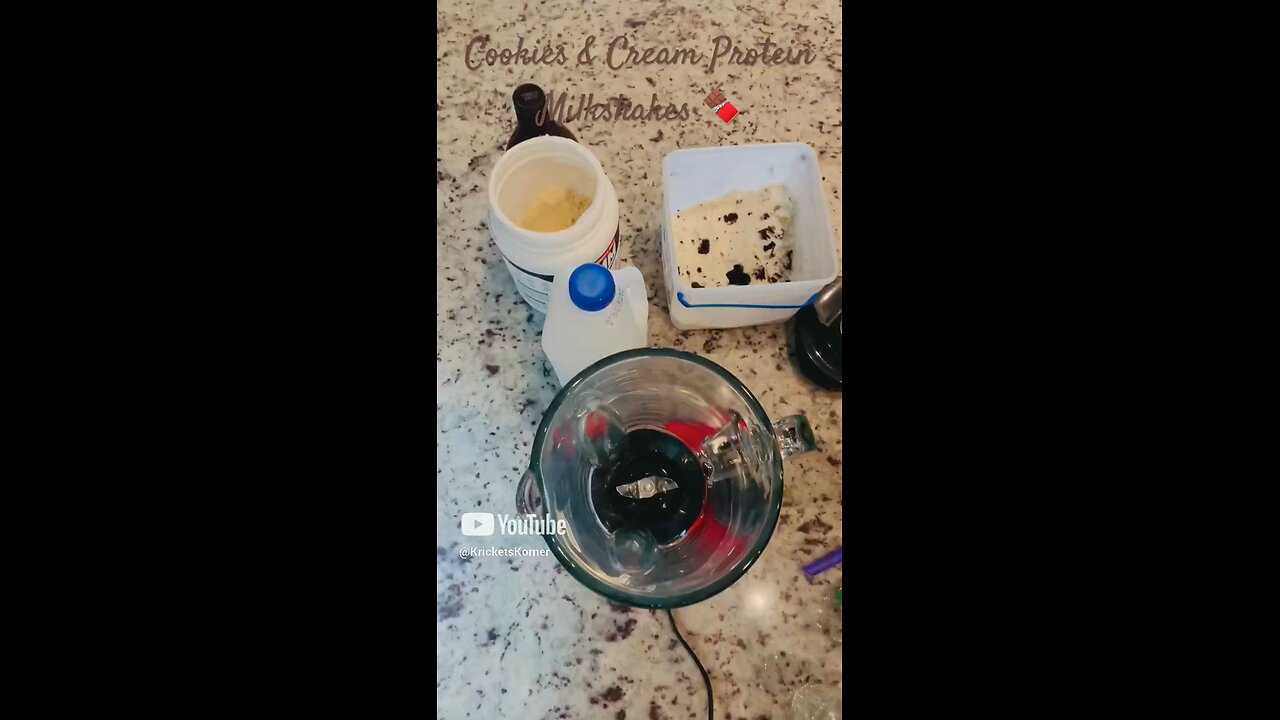 Cookies and Cream Protein Shake