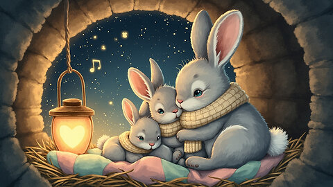 Bunny’s Bedtime Hug 🌙 Gentle Lullaby for Kids