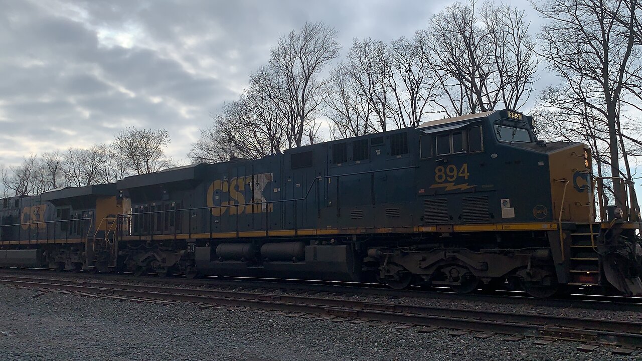 Lightning Fast CSX Train part 13 Electric Eastbound Errand