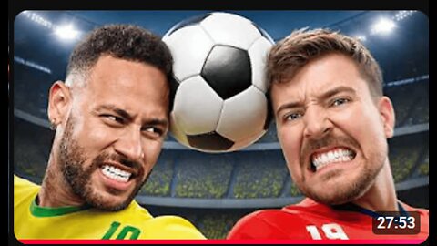 Mr Beast Ultimate Video Neymar Vs Random Subscriber Who Will Win #mrbeast #mrbeastgames