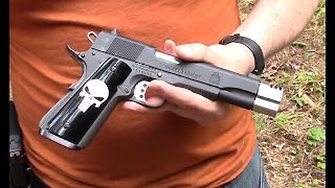 Firing the Springfield Armory 1911 Mil Spec