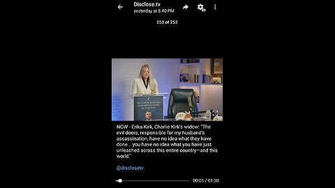 News Shorts: A Widow Speaks