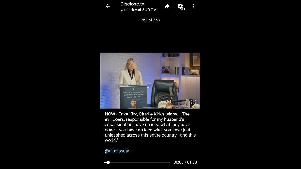 News Shorts: A Widow Speaks