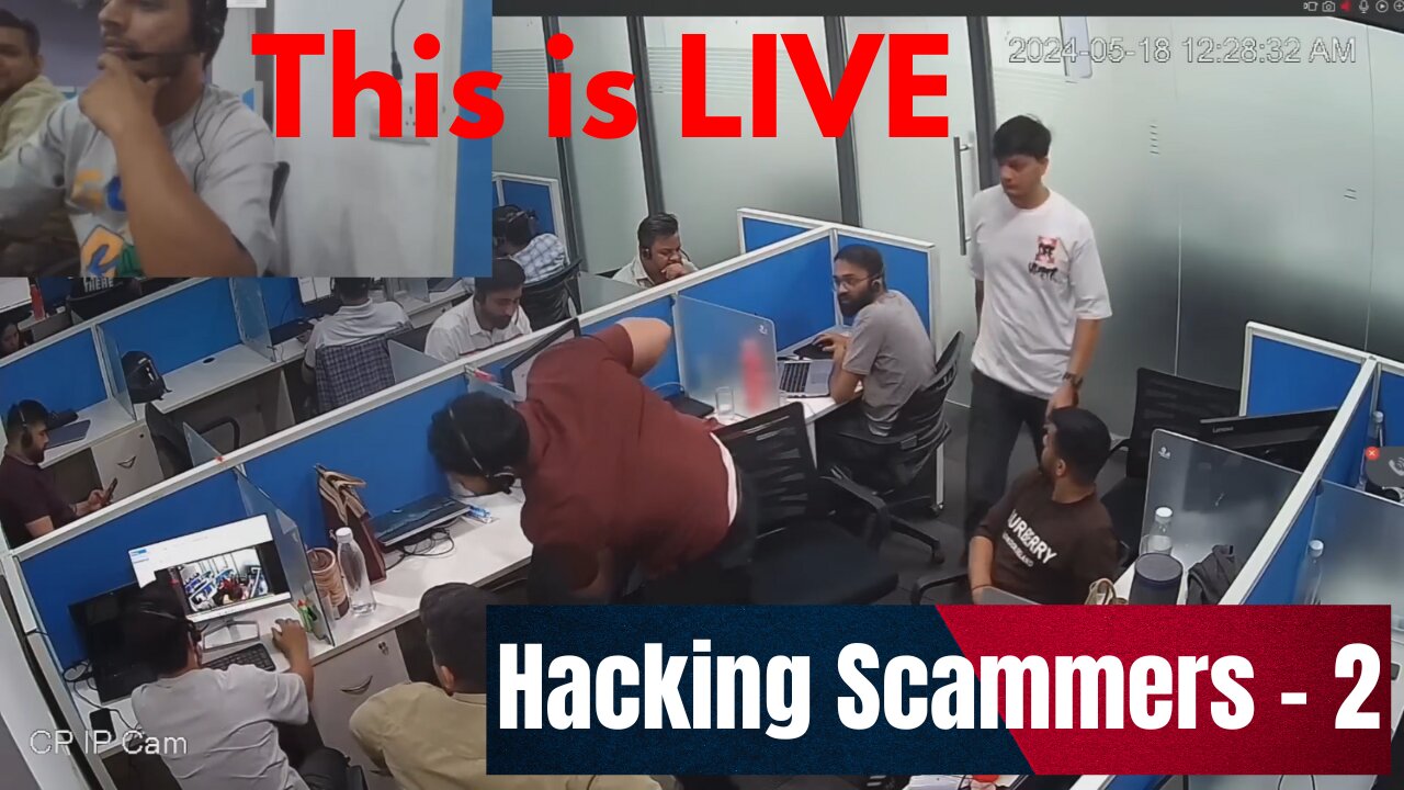 Showing Scammers Their Own CCTV Cameras On My Computer! - Ep 2