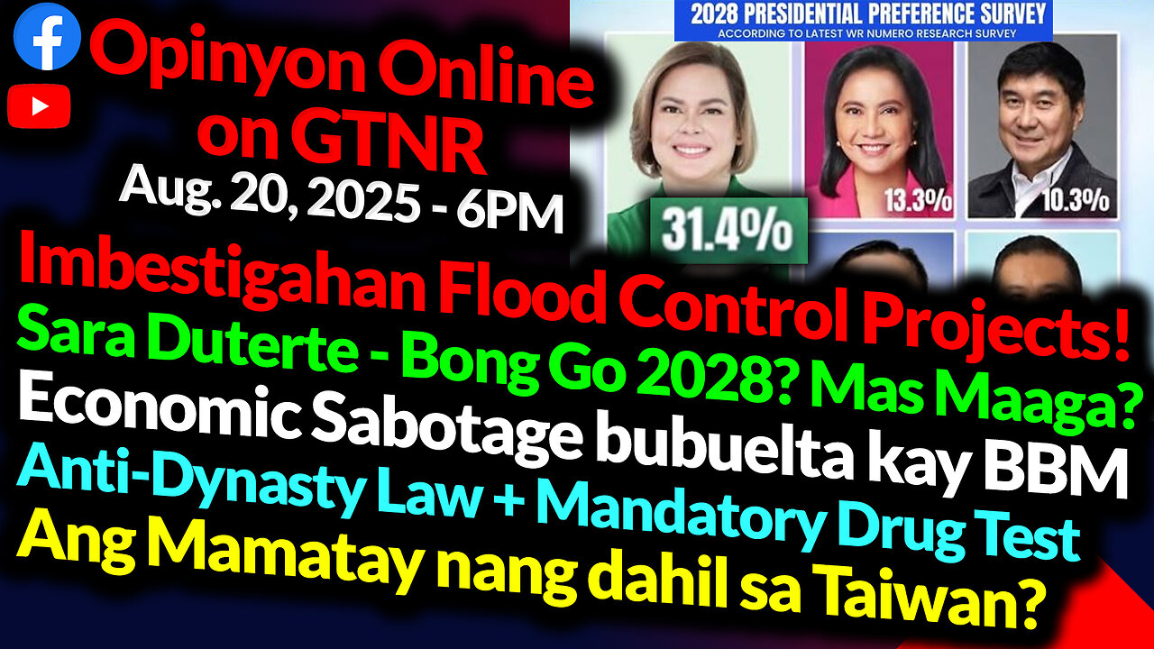 Ghost Flood Control Projects | Sara-Go 2028? | Tamba vs Toby Tiangco Expose | GTNR Ka Mentong Ka Ado
