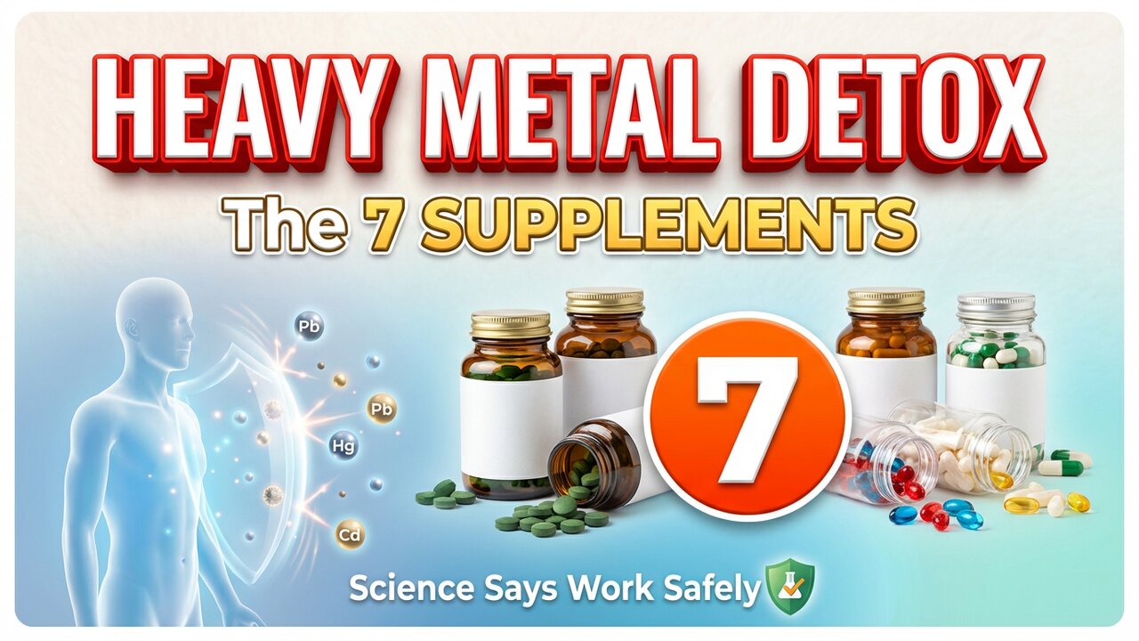 HEAVY METAL DETOX: The 7 Supplements Science Says Work Safely