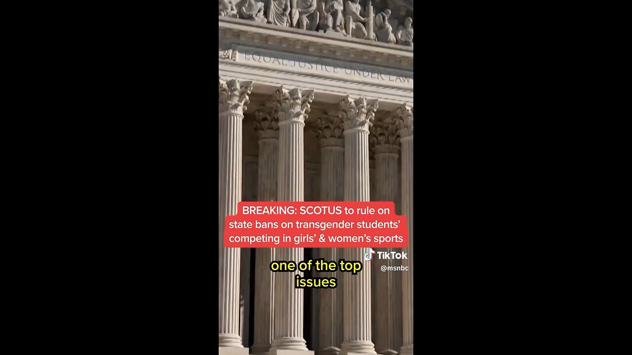 SCOTUS 2026 to hear Trans case