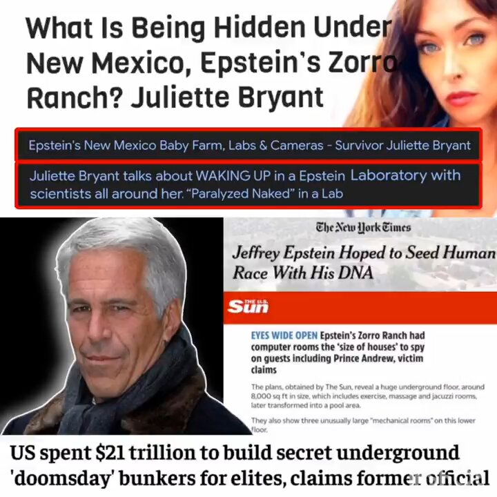 WHATS GOING ON UNDERGROUND AT EPSTEINS PROPERTIES WHY ARE THEY HIDING IT? ARE THE MILITARY D.U.M.B