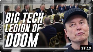 BIG TECH LEGION OF DOOM SURROUNDED TRUMP AT THE WHITE HOUSE LAST NIGHT!!! Elon Musk Was Invited, But Decided Not To Go- Learn Why In This Critical Report!