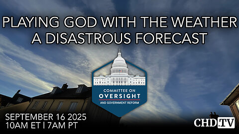 Playing God with the Weather – A Disastrous Forecast