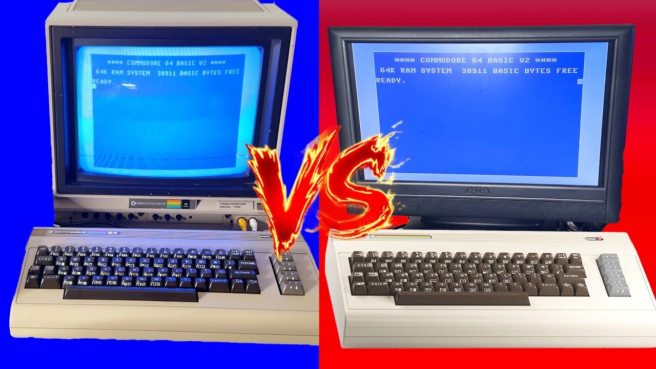 Original Commodore 64 VS C64 Maxi - Review and Comparison