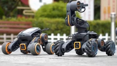 "Next-Gen Robotic Patrols: Revolutionizing Special Ops with Transformation & Weaponry"