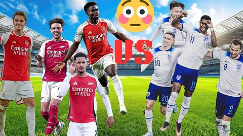 Arsenal vs England - The Clash No One Expected! 💥 Who Rules the Pitch?